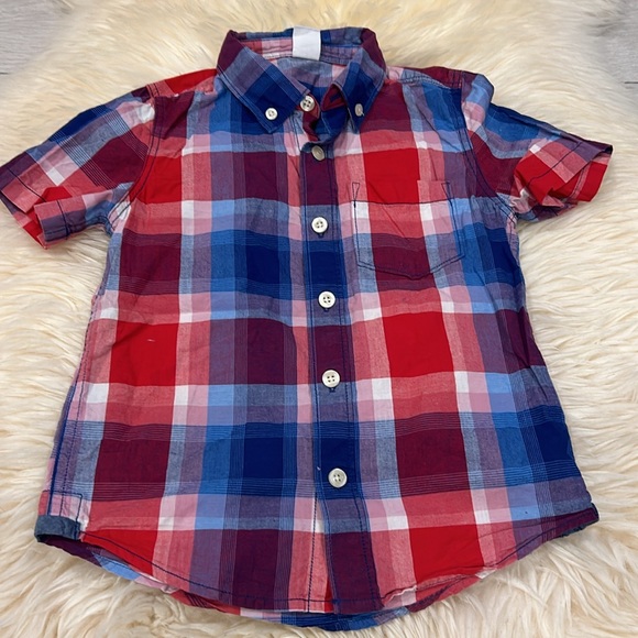 Baby GAP & OshKosh B’Gosh Half-Sleeve Button Down Shirts Size 4T - Picture 2 of 11